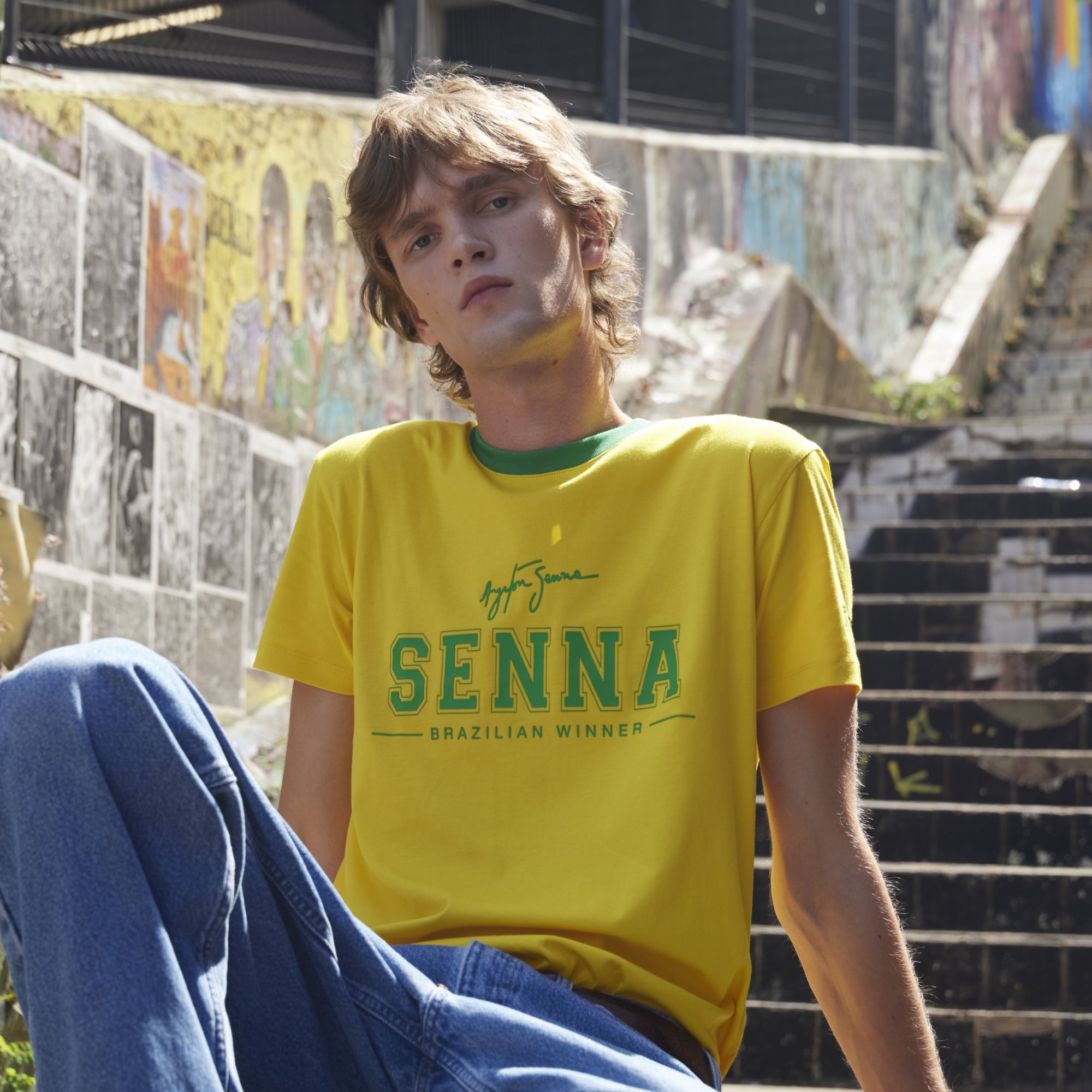 Senna Brazil Winner Tee