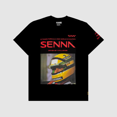 Senna Driven By Challenge Race Tee - Black