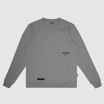 Senna Signature Crew Neck Sweat - Ash Grey