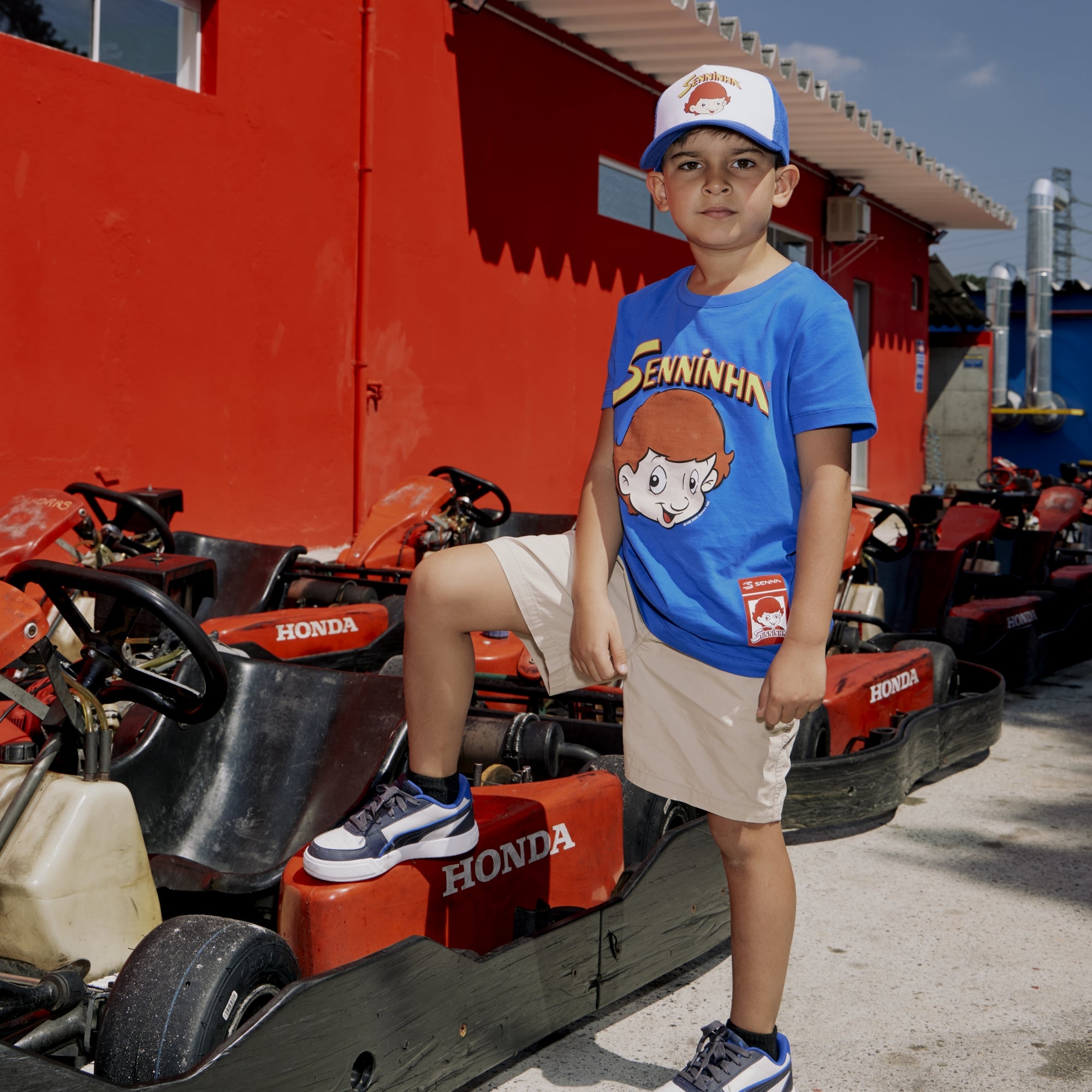 Senna Kids Senninha Face Tee