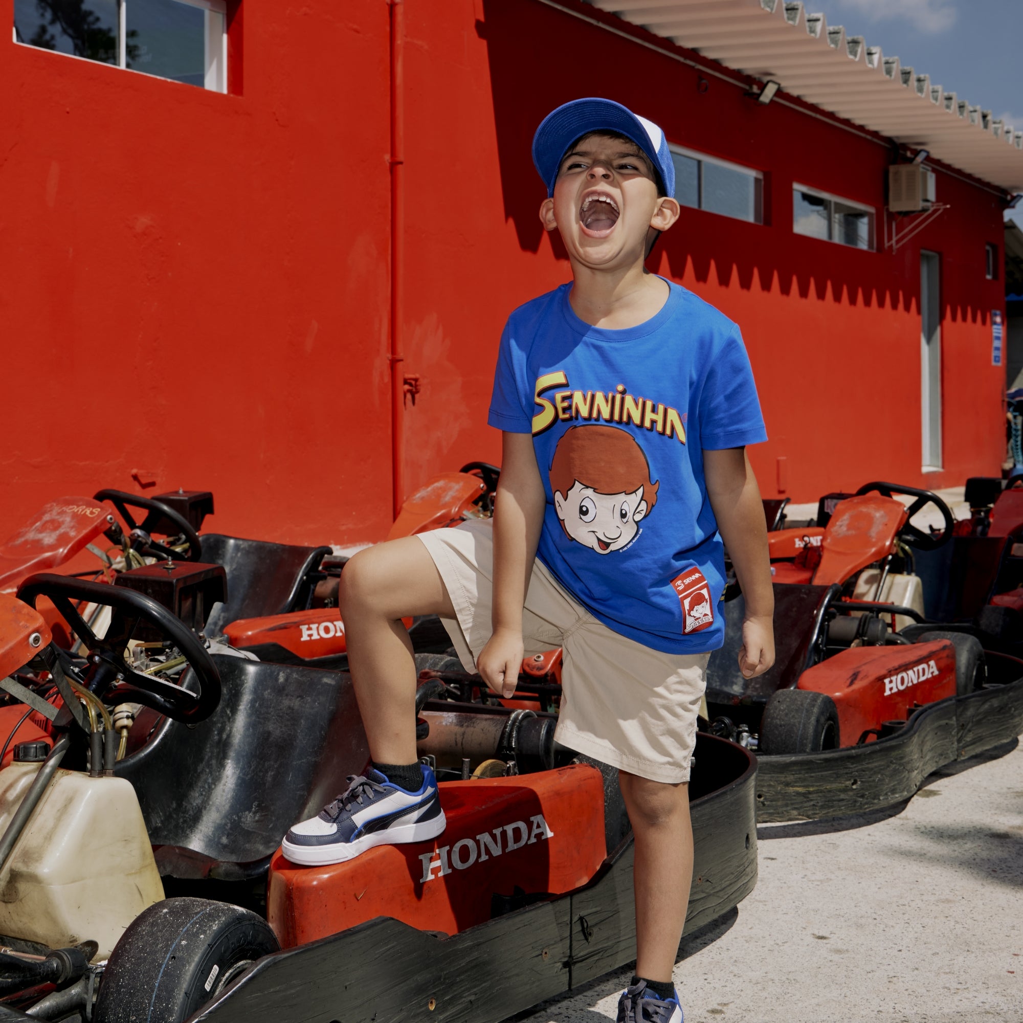 Senna Kids Senninha Face Tee