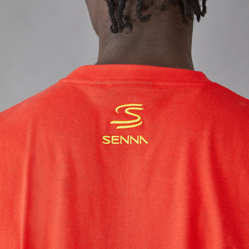AS FW MENS LEGACY PATCHWORK SENNA TEE - red