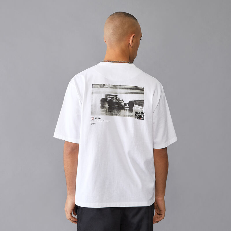 SENNA S FW MENS HEAVYWEIGHT GRAPHIC TEE - white