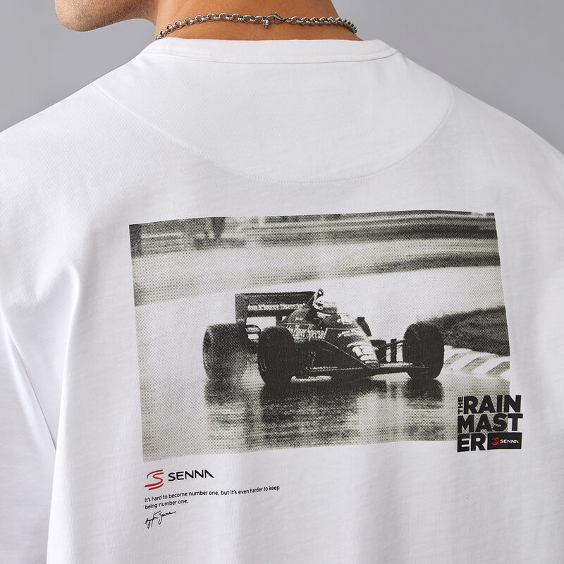 SENNA S FW MENS HEAVYWEIGHT GRAPHIC TEE - white